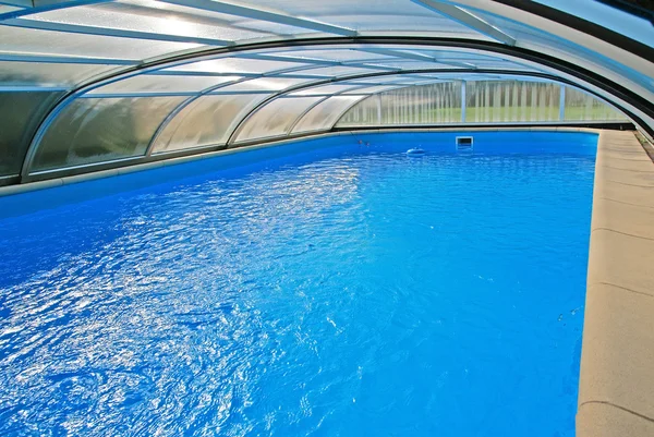 Covered swimming pool — Stock Photo, Image