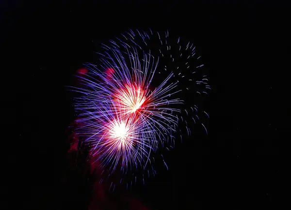 Pyrotechnics, fireworks — Stock Photo, Image