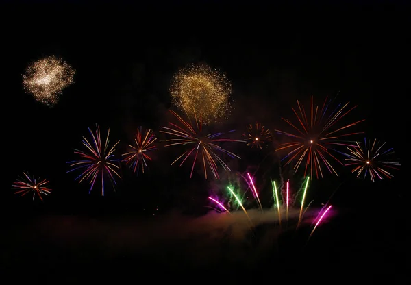 Feux d'artifice colorés — Photo