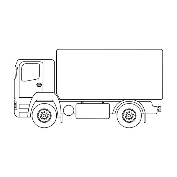 Vektorumriss Lkw Lkw Seitenansicht Weisse Blankoschablone Lkw Fur Werbung Fur Vektorgrafik Lizenzfreie Grafiken C Antonina85 416539352 Depositphotos