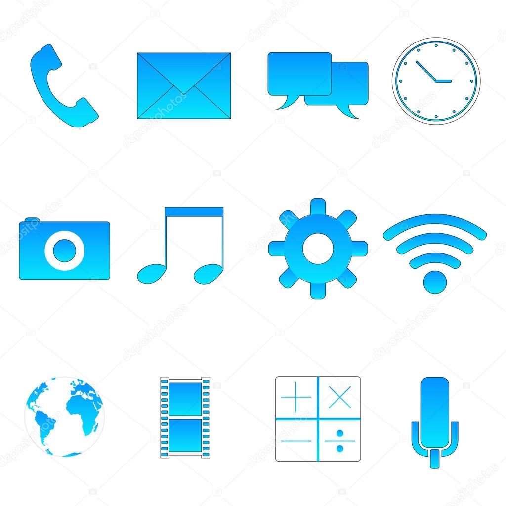 Technology symbols —