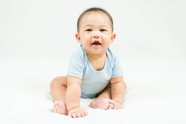 Niño Cuidado Niños Concepto Retrato Lindo Poco Meses Edad Asiático — Foto de Stock