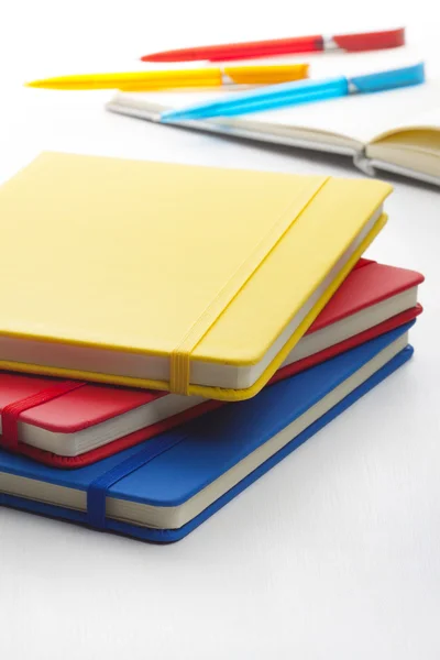 Cadernos coloridos — Fotografia de Stock