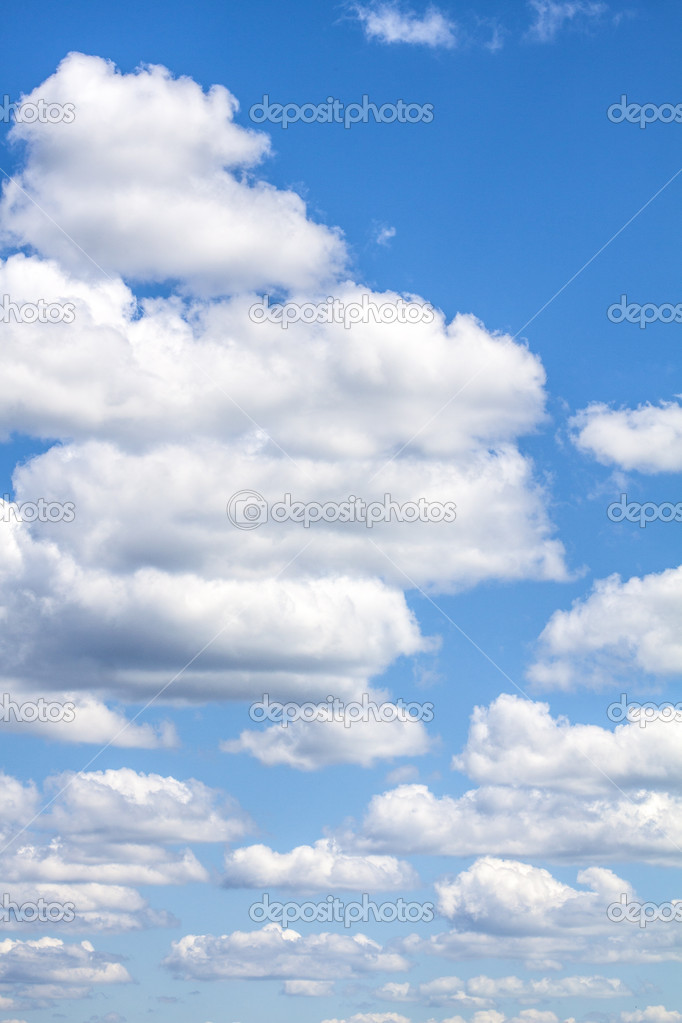 cirrus clouds with blue sky