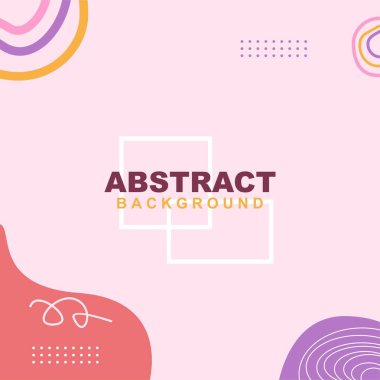 El çizimi çocuk pembe renkli aşk soyut arka planı gibi. Pankart, sosyal medya şablonu, poster ve el ilanı şablonu için kullanılabilir, vs..