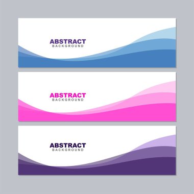 Beyaz, yeşil, menekşe, turuncu, gri, sarı, kırmızı, kahverengi ve pembe renkte soyut arkaplan çizimi vektörü. Pankart, sosyal medya şablonu, poster ve el ilanı şablonu için kullanılabilir, vs.