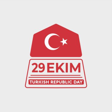 29 october turkey republic day, 29 ekim turkish republic day, turkey independence day flat design