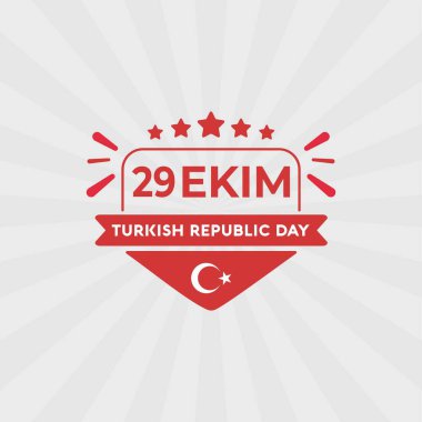 29 october turkey republic day, 29 ekim turkish republic day, turkey independence day flat design