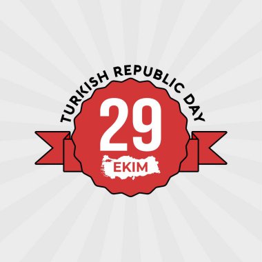 29 october turkey republic day, 29 ekim turkish republic day, turkey independence day flat design