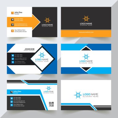 Modern Professional Business Card Template, Simple Business Card, Business Card Design Template, Corporate Business Card Design, Colorful Business Card Template, Creative Business Card, Editable Business Card, Abstract Business Card, Business Card