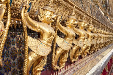 Garuda desen Tapınağı emerald Buda, wat phra kaew (bangk