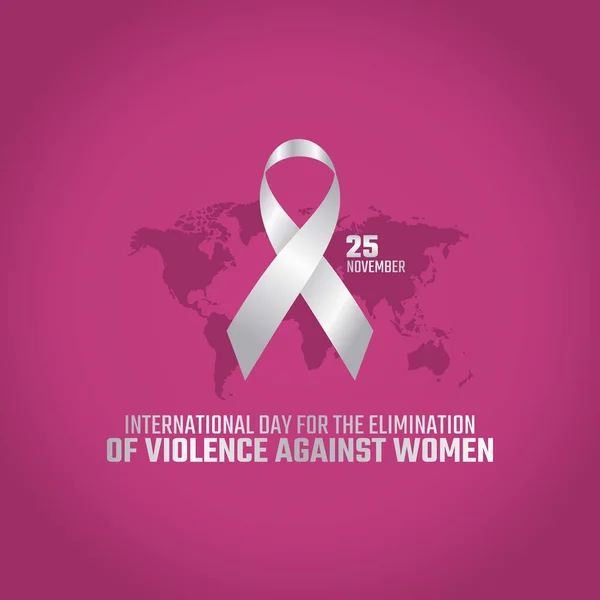Kadınlara yönelik şiddetin ortadan kaldırılması için uluslararası günün vektör grafiği kadınlara yönelik şiddetin ortadan kaldırılması için uluslararası gün için iyidir. düz dizayn. Broşür tasarımı.