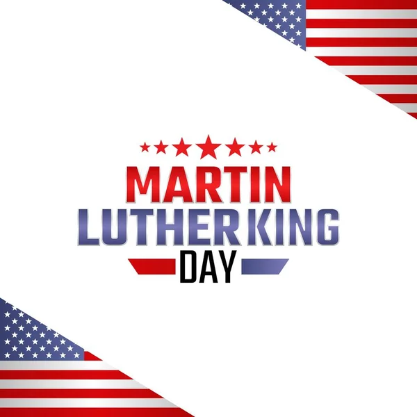 Vektorová Grafika Dne Krále Martina Luthera Dobrá Pro Oslavu Dne — Stockový vektor