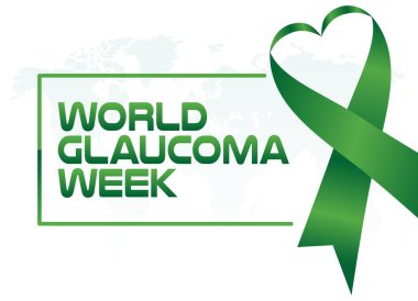 Glokom gününün vektör grafiği dünya glokom günü kutlaması için iyidir. düz dizayn. İlan tasarımı. Düz illüstrasyon.