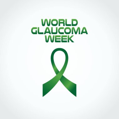 Glokom gününün vektör grafiği dünya glokom günü kutlaması için iyidir. düz dizayn. İlan tasarımı. Düz illüstrasyon.