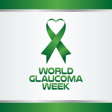 Glokom gününün vektör grafiği dünya glokom günü kutlaması için iyidir. düz dizayn. İlan tasarımı. Düz illüstrasyon.