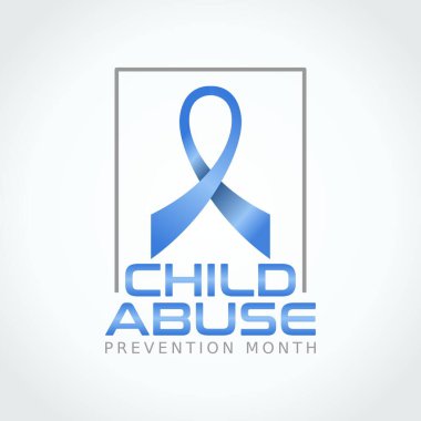 Çocuk istismarını önleme ayının vektör grafiği çocuk istismarını önleme ayı kutlamaları için iyi. düz dizayn. İlan tasarımı. Düz illüstrasyon.