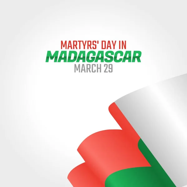 Graphique Vectoriel Journée Des Martyrs Madagascar Bon Pour Fête Des — Image vectorielle