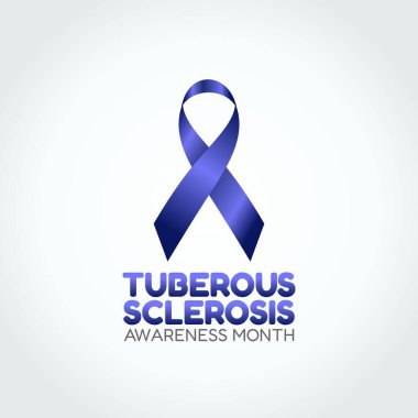 Tüberoz skleroz farkındalığı ayının vektör grafiği tüberoz skleroz farkındalık ayı kutlamaları için iyidir. düz dizayn. İlan tasarımı. Düz illüstrasyon.