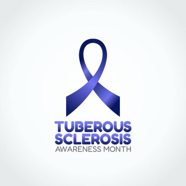 Tüberoz skleroz farkındalığı ayının vektör grafiği tüberoz skleroz farkındalık ayı kutlamaları için iyidir. düz dizayn. İlan tasarımı. Düz illüstrasyon.