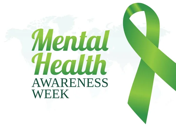 Vector Graphic Mental Health Awareness Week Good Mental Health Awareness — ストックベクタ