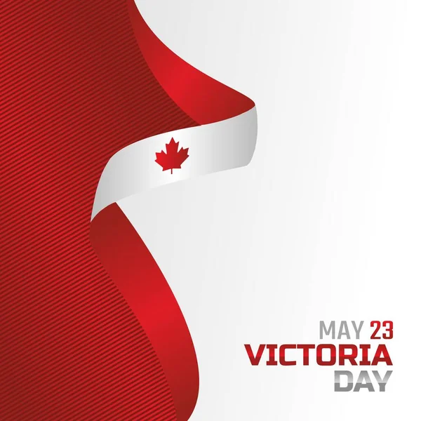 Vector Graphic Victoria Day Good Victoria Day Celebration Flat Design — Stock Vector