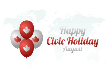 Mutlu sivil bayramın vektör grafiği sivil bayram kutlamaları için iyidir. düz dizayn. İlan tasarımı. Düz illüstrasyon.