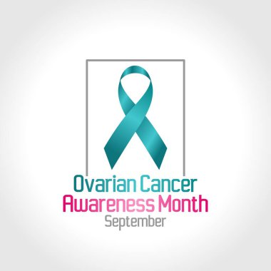 vector graphic of ovarian cancer awareness month good for ovarian cancer awareness month celebration. flat design. flyer design.flat illustration.