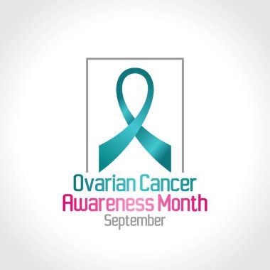 vector graphic of ovarian cancer awareness month good for ovarian cancer awareness month celebration. flat design. flyer design.flat illustration.