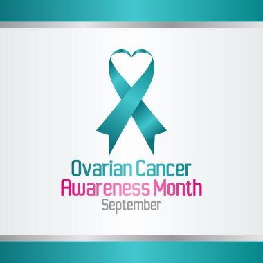 vector graphic of ovarian cancer awareness month good for ovarian cancer awareness month celebration. flat design. flyer design.flat illustration. clipart
