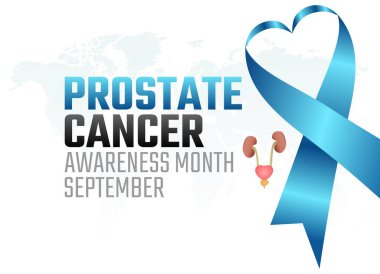 vector graphic of prostate cancer awareness month good for prostate cancer awareness month celebration. flat design. flyer design.flat illustration.