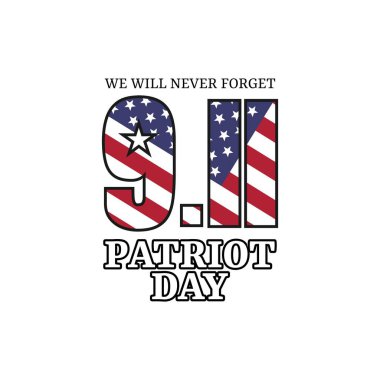 Vatanseverlik Günü 'nün vektör grafiği Vatanseverlik Günü kutlamaları için iyidir. düz dizayn. İlan tasarımı. Düz illüstrasyon.