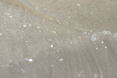 Yaz sahili deniz kum dokusu.