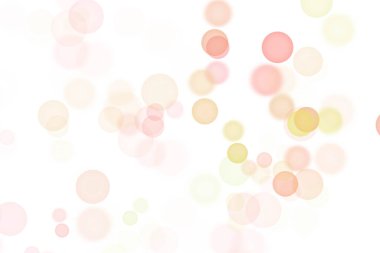 Arkaplan için Açık Sarı Pembe Çember Bokeh