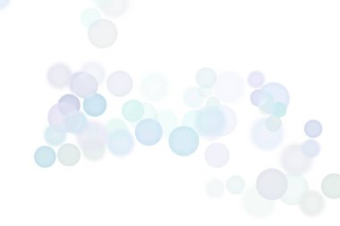 Arkaplan için açık mavi çember bokeh