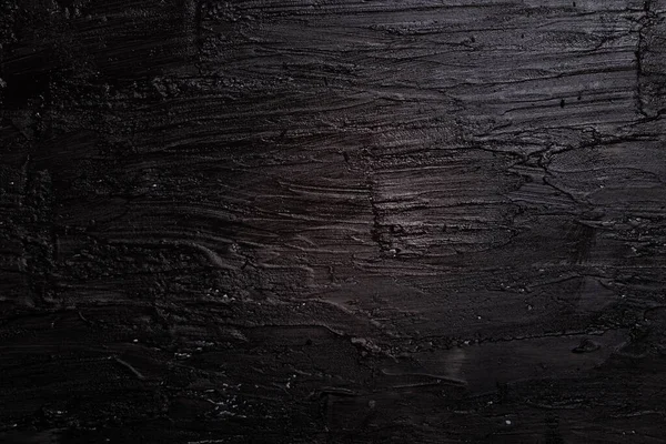 Абстрактна Чорна Текстура Акрилової Фарби — стокове фото