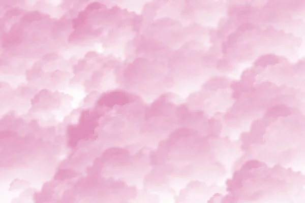 Abstract Watercolor Pink Clouds Background — стоковое фото