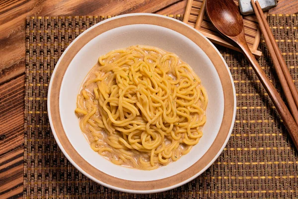 Udon Noodles Bowl Japanese Food — ストック写真