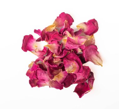 beyaz zemin üzerinde pembe güller kurudu