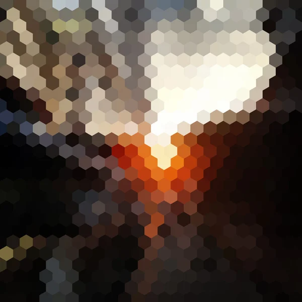 Abcès fond hexagonal — Image vectorielle