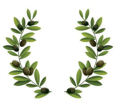 Siyah Zeytin çelenk