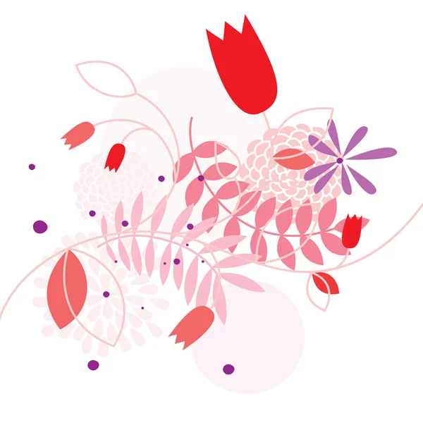 Roze abstracte beeld — Stockvector