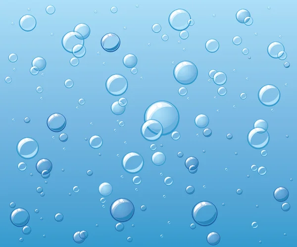 Eau avec bulles — Image vectorielle
