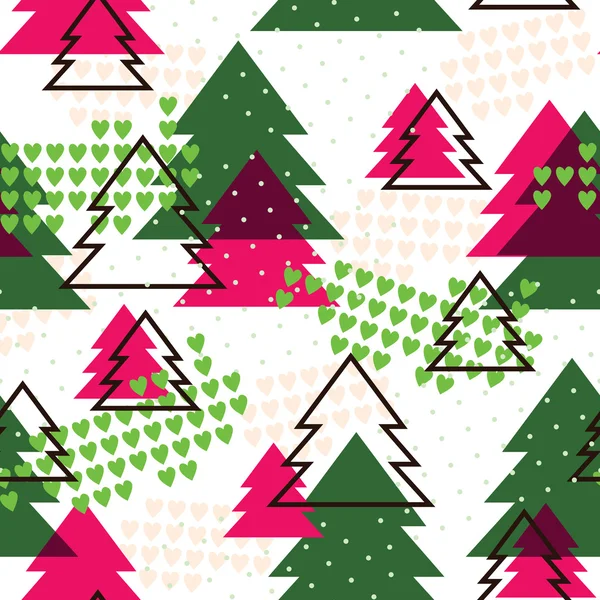 Cristmas trees — Stock Vector