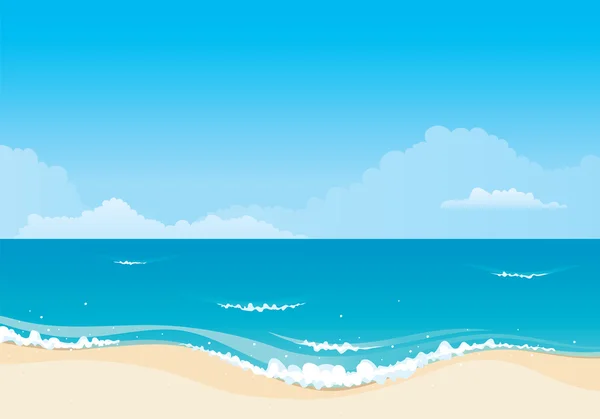 Tło plaży — Wektor stockowy