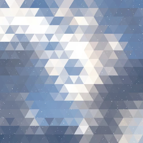 Triangle fond nuage — Image vectorielle