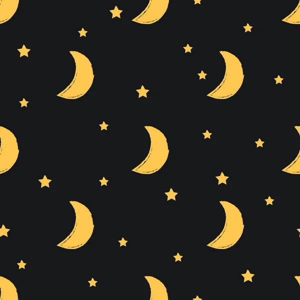 Moon pattern — Stock Vector