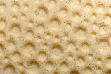 Waffle ekmeğinin dokusu yakın plan.