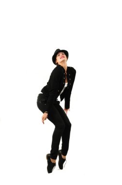 çağdaş güzel dansçı poz 