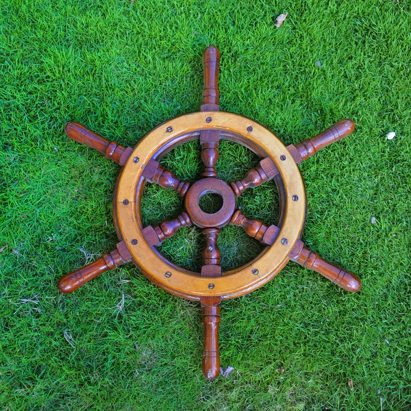 Вудденский рулевой — стоковое фото